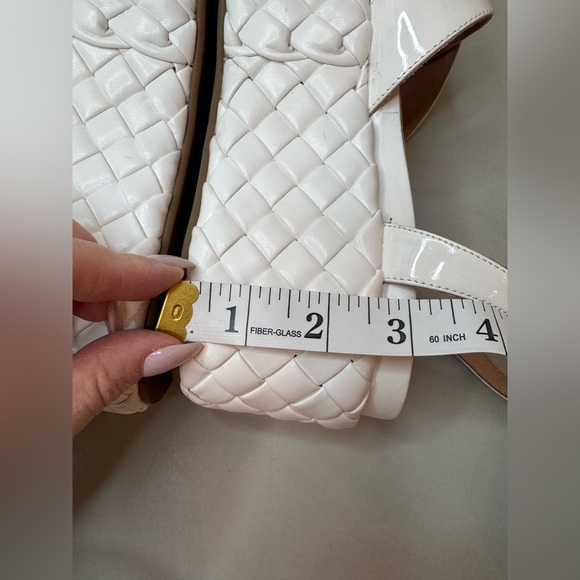 Pollini White Wedge Sandals – Size 7 – Made in Italy - Picture 10 of 17